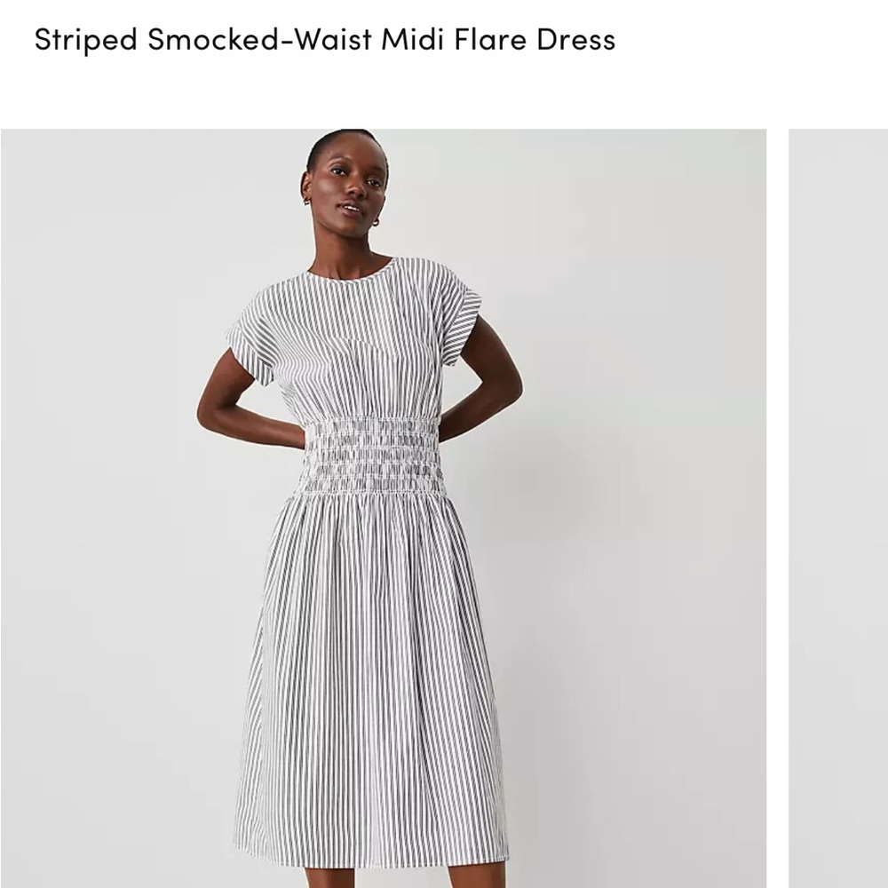 Ann Taylor smocked waist dress